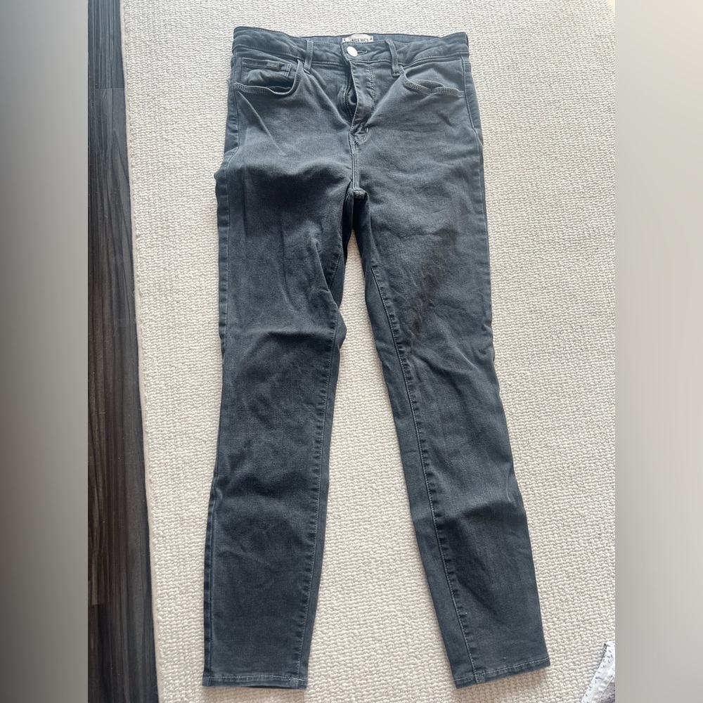 L'AGENCE Women's Skinny Jeans - Dark Gray